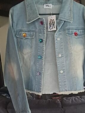 Lola + The Boys Light Blue Denim Jacket